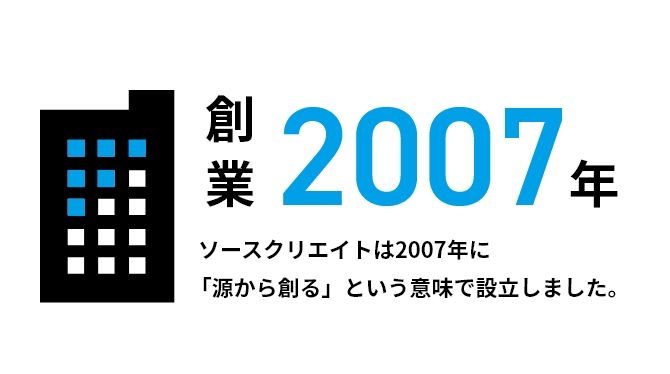 創業2007年